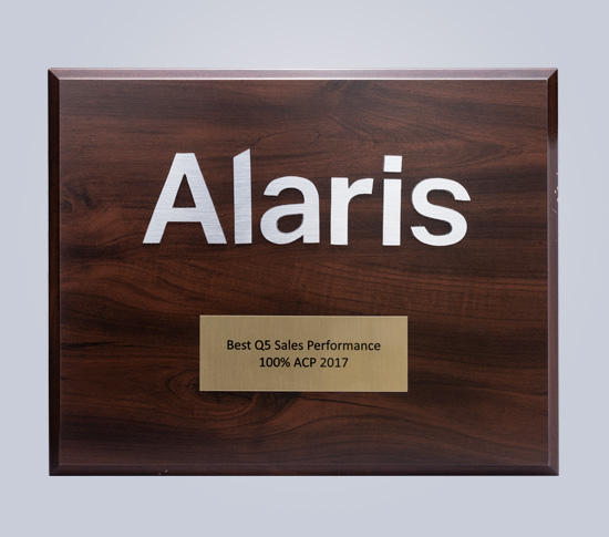 Placa de Alaris Best Sales Performances 100 por ciento ACP 2017